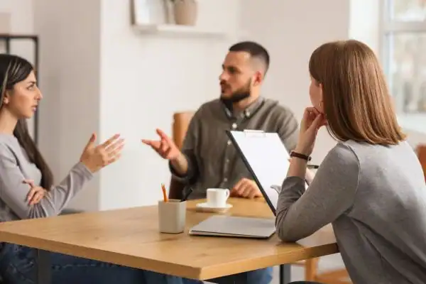 Image of couple access free mediation using family mediation voucher scheme Deal